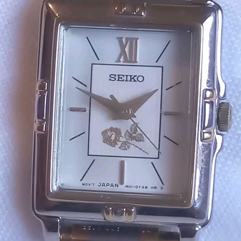 unique God veterans country Rose special edition VINTAGE SEIKO TANK WATCH 7 1/2"
